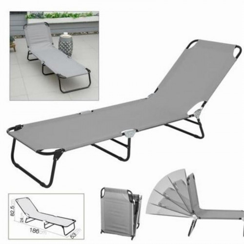 Tumbona Plegable de Jardín 185x53x24...