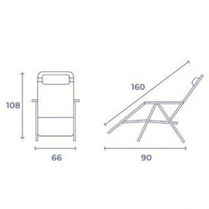 Tumbona Plegable de Acero... 2