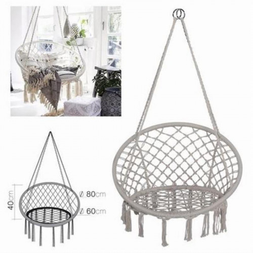 Silla Balancín Colgante Blanca con...