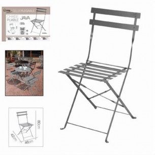 Silla Plegable Metálica...