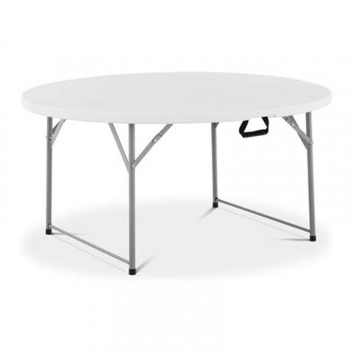 Mesa Redonda Plegable de Resina...