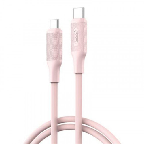 Cable USB-C a USB-C XO NBQ265B Rosa...