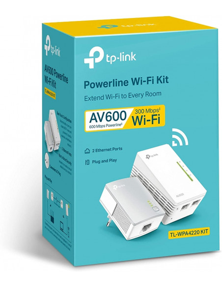 Tp-Link WPA4220 AV600 Wireless Powerline Kit 2 und