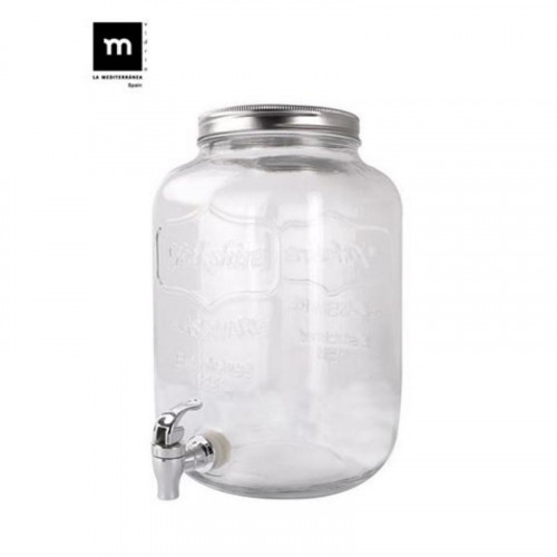 Tarro Dispensador con Grifo de Vidrio...