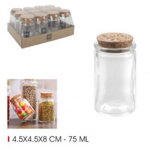 Tarro de Vidrio con Tapón...