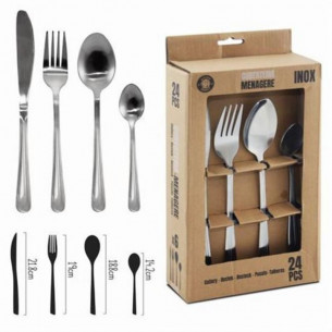 Pack 24 Cubiertos Menaje de...