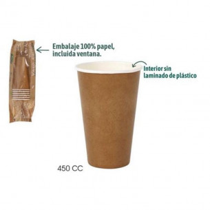 Set 6 Vasos de Cartón Kraft...
