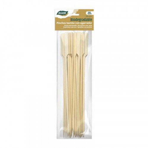 Set de 20 Pinchos de Bambú Algon con...