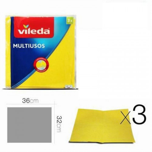 Set de 3 Bayetas Multiusos Amarillas...