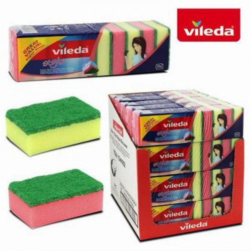 Set de 10 Esponjas Estropajo Vileda...