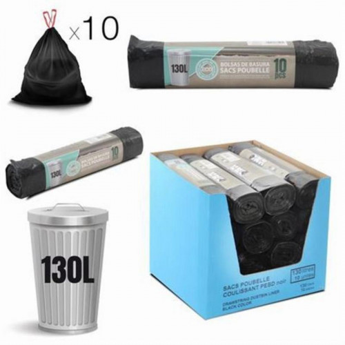Pack 10 Bolsas de Basura 130 Litros...