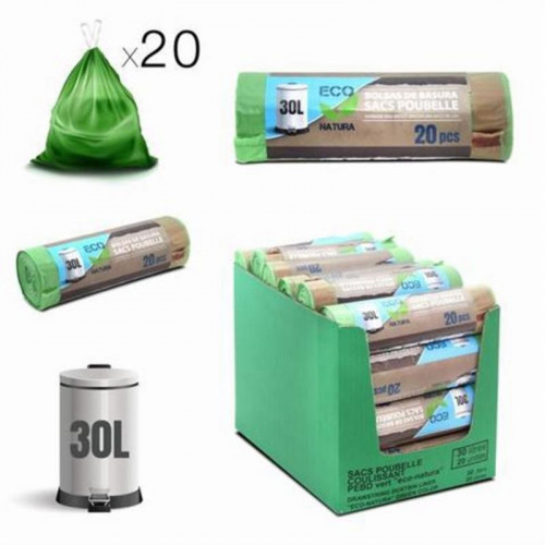 Pack 20 Bolsas de Basura Econatura...