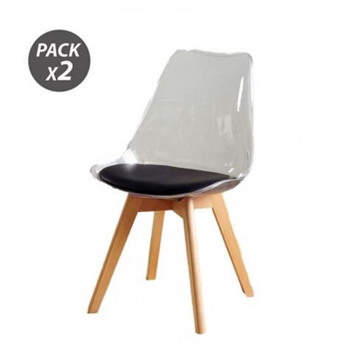 Conjunto de 2 Sillas de Diseño Muvip...