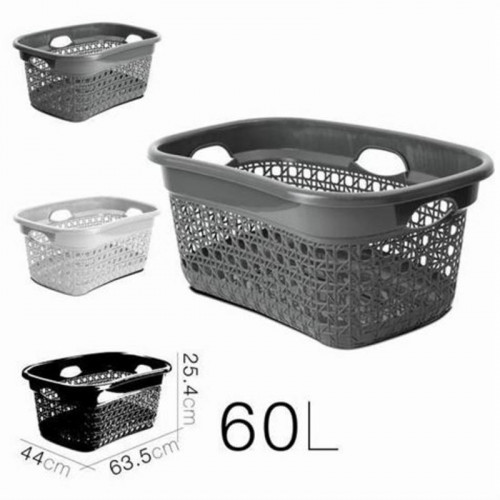 Cesta de la Ropa con Asas Boho 60 Litros