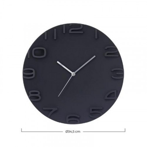 Reloj de Pared Moderno 3D Negro de...