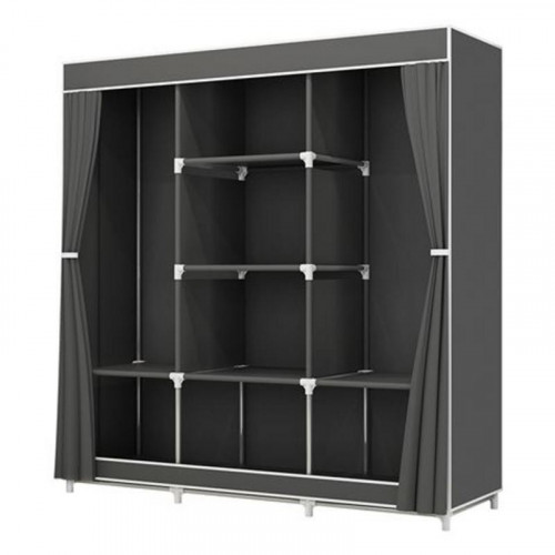 Armario de Tela Triple 118x45x169cm