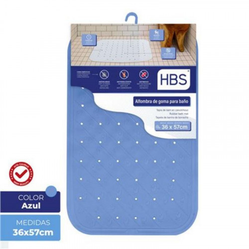 Alfombra de Goma Natural HBS Azul -...