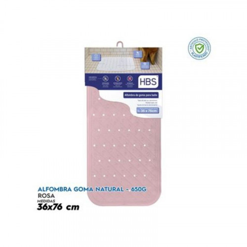 Alfombra de Goma Natural Rosa Hbs -...