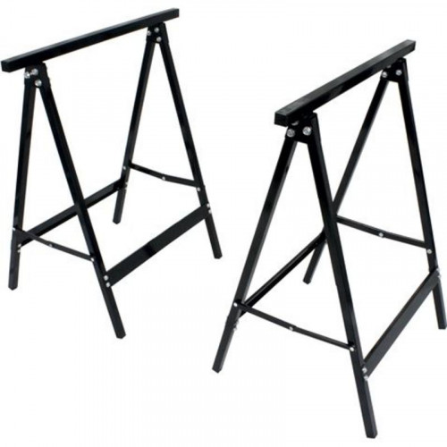 Pack 2 Caballetes Metálicos Mader...