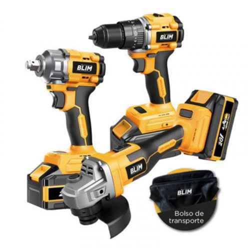 Pack BLIM 20V: Taladro Percutor,...