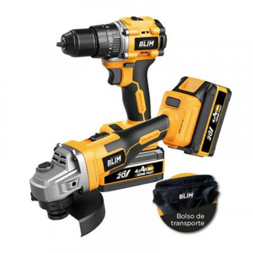 Pack Taladro Percutor y Amoladora...