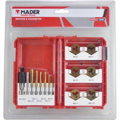 Juego de Machos y Cojinetes Mader de...