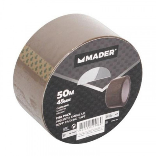 Cinta de Embalaje Marrón Mader 45mm x...