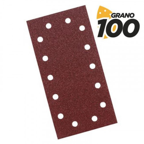 Pack 10 Lijas Rectangulares Grano 100...