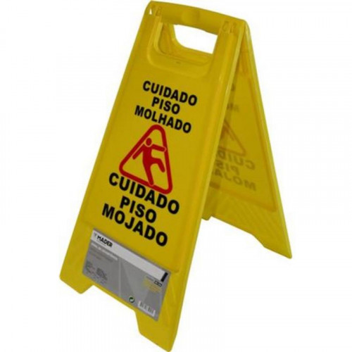 Señal Plegable de Piso Mojado Mader...