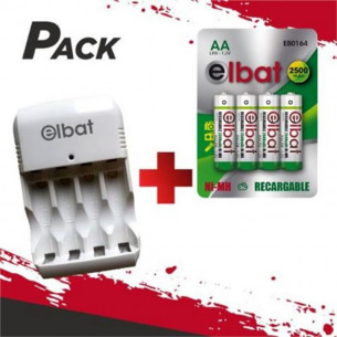 Cargador Elbat EB0404 con 4...