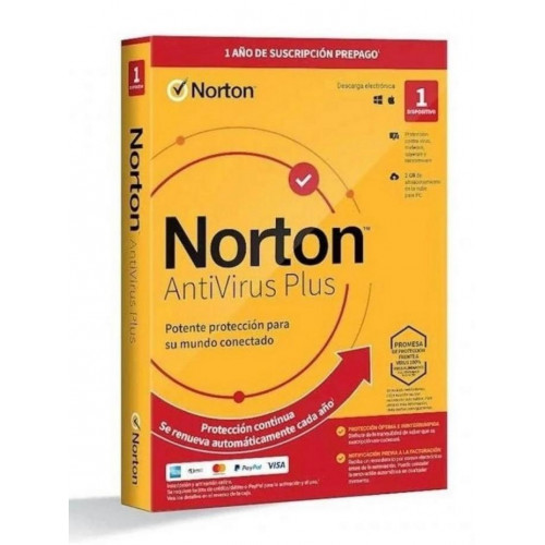 Norton AntiVirus Plus 2GB (1 Usuario,...