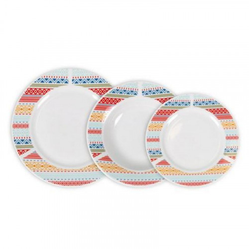 Vajilla de 18 Piezas Redonda Palma La...