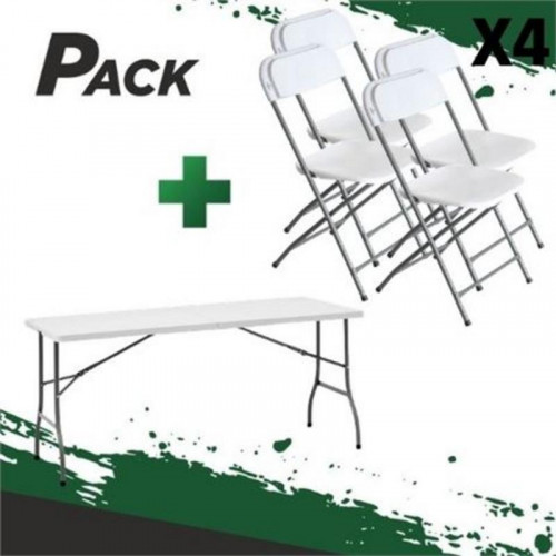 Pack Mesa Plegable de Resina...