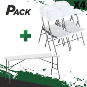 Pack Mesa y 4 Sillas de...