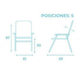 Silla Plegable de Aluminio... 2