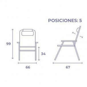 Silla Plegable de Aluminio... 2