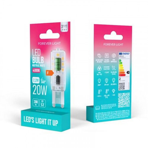 Bombilla LED Forever G9 2.2W (20W)...