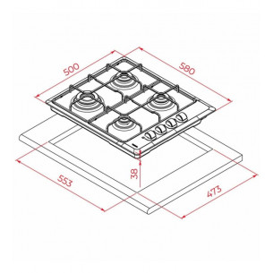 Placa Teka HLX 640 KL a Gas... 2