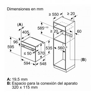 Horno Balay 3HB5158A2 Clase A 2