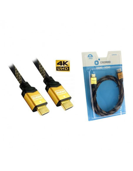 CROMAD CABLE HDMI 1.5 METROS V2.0 4K BLISTER