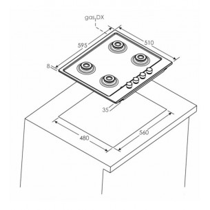 Placa de Gas Candy... 2