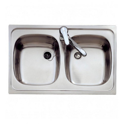 Fregadero Teka E-50 2 Cubetas Acero...