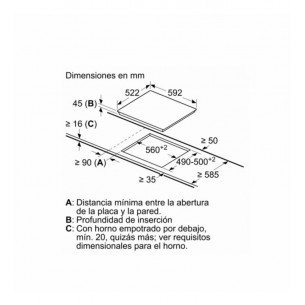 Placa Vitrocerámica Balay... 2
