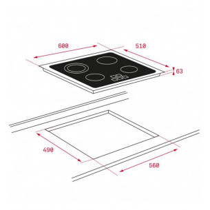 Placa Vitrocerámica Teka TB... 2