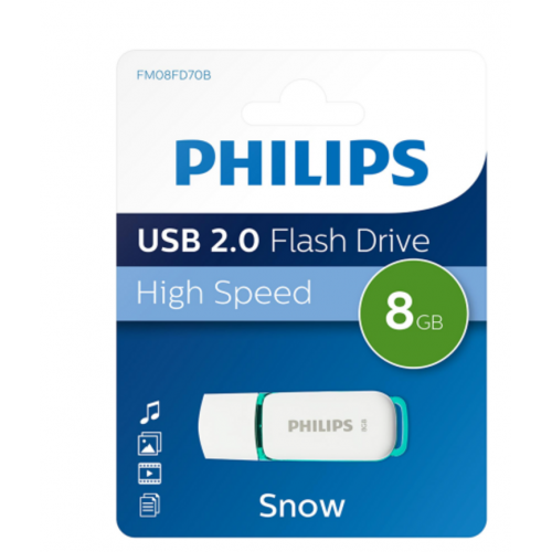 Pendrive Philips USB 2.0 8GB Snow Green