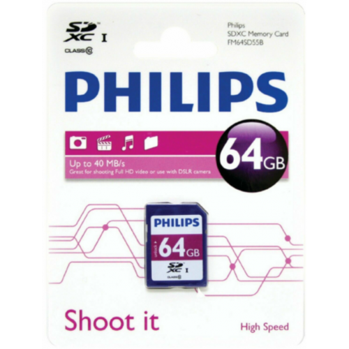 Tarjeta de Memoria Philips 64GB Ultra...