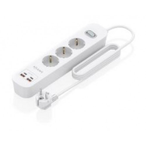 Regleta Aisens 3 Tomas 2xUSB-C...