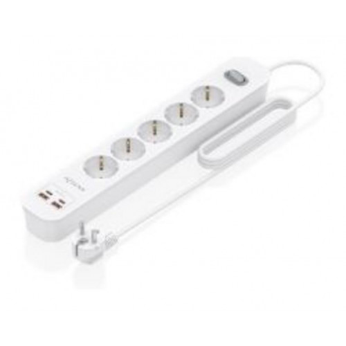 Regleta AISENS 5 Tomas 2xUSB-C...