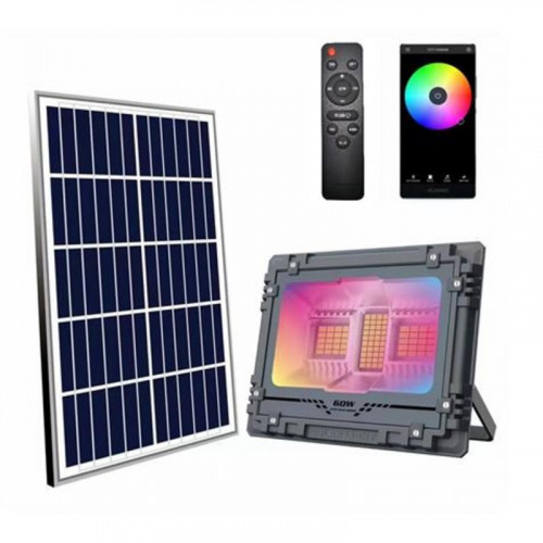 Foco LED Solar Elbat 100W RGB 780LM...