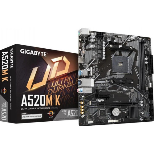 Placa Base GIGABYTE GA-A520M-K AMD...
